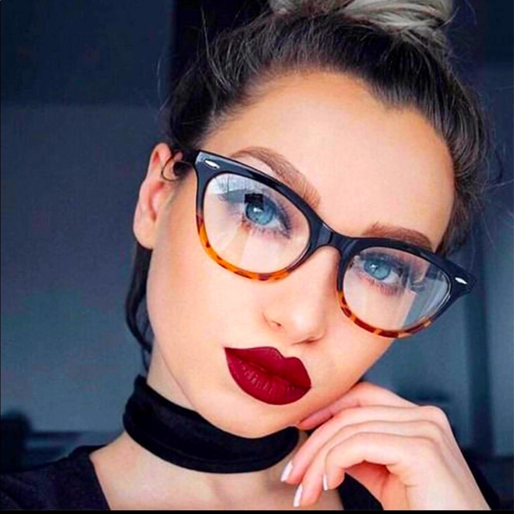 Retro cat eye glasses